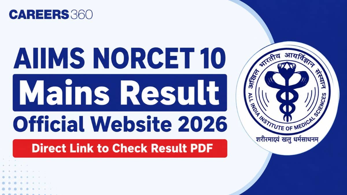 AIIMS NORCET 10 Mains Result Official Website: Direct PDF Download Link